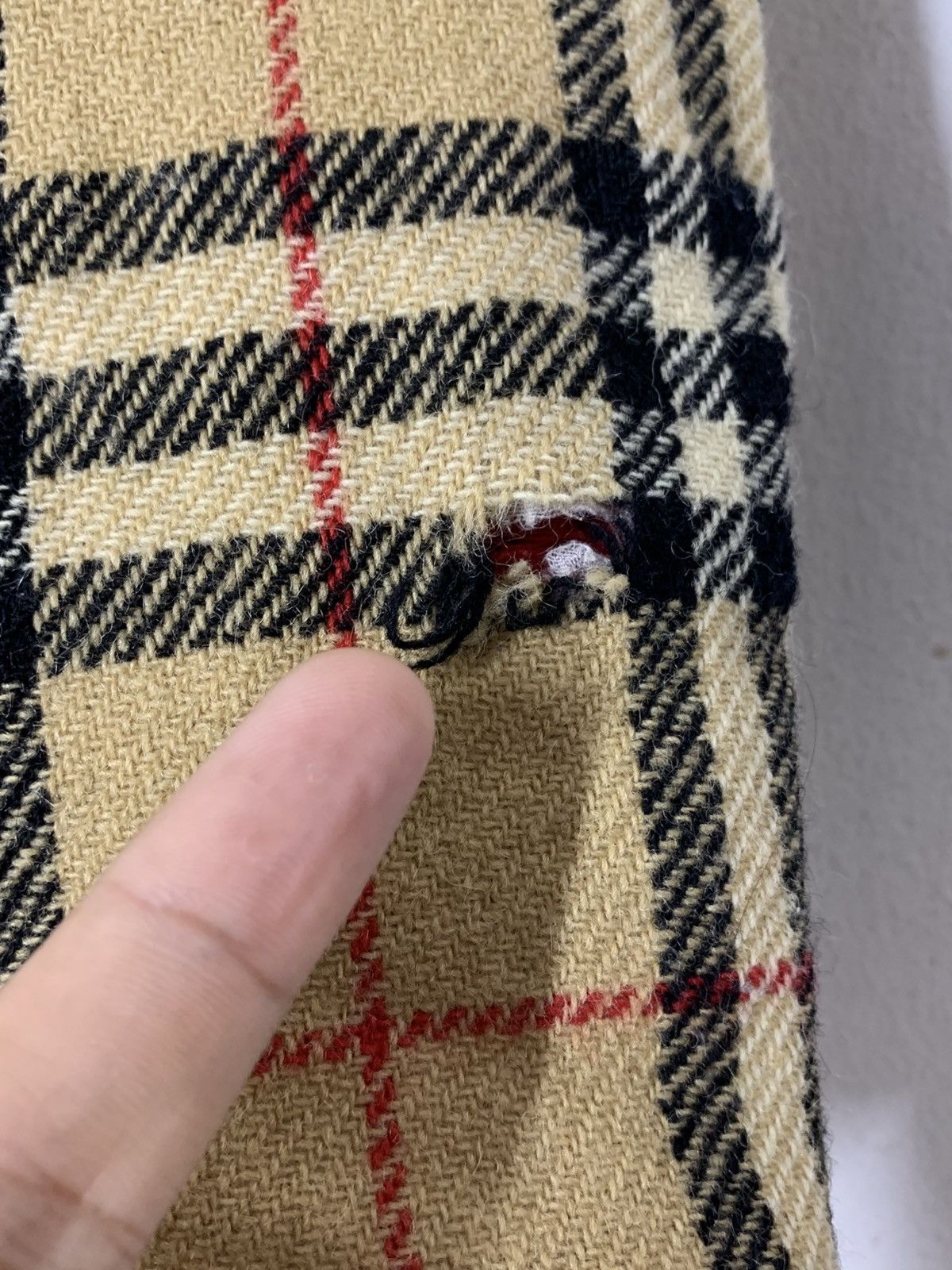 Burberry Vintage Bruberry Blue Label Japan Nova Check Wool Size US S / EU 44-46 / 1 - 5 Thumbnail