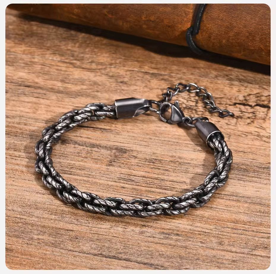 Jewelry 6mm Anchor Chain Bracelet Size ONE SIZE - 4 Thumbnail