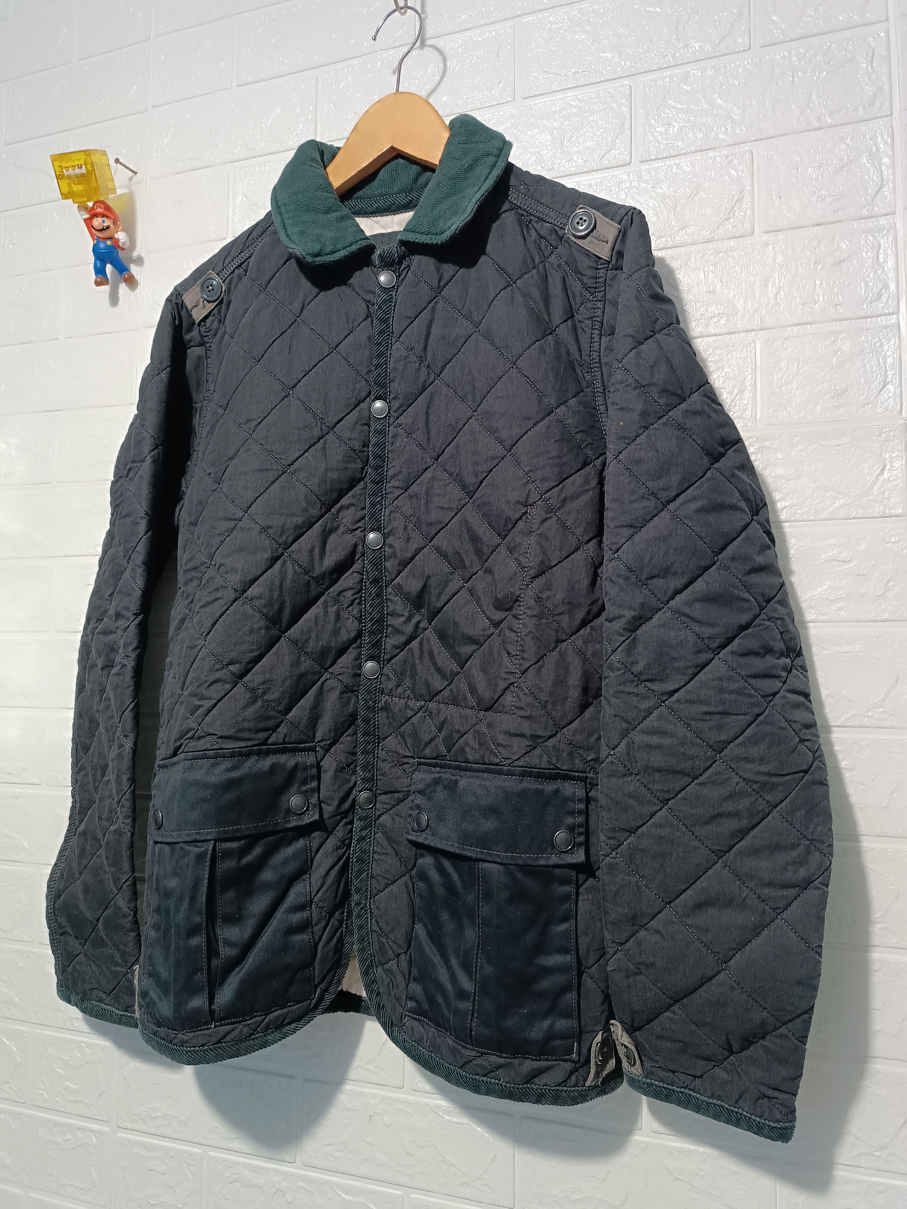 Johnbull Johnbull Black Quilted Jacket Size US L / EU 52-54 / 3 - 2 Thumbnail