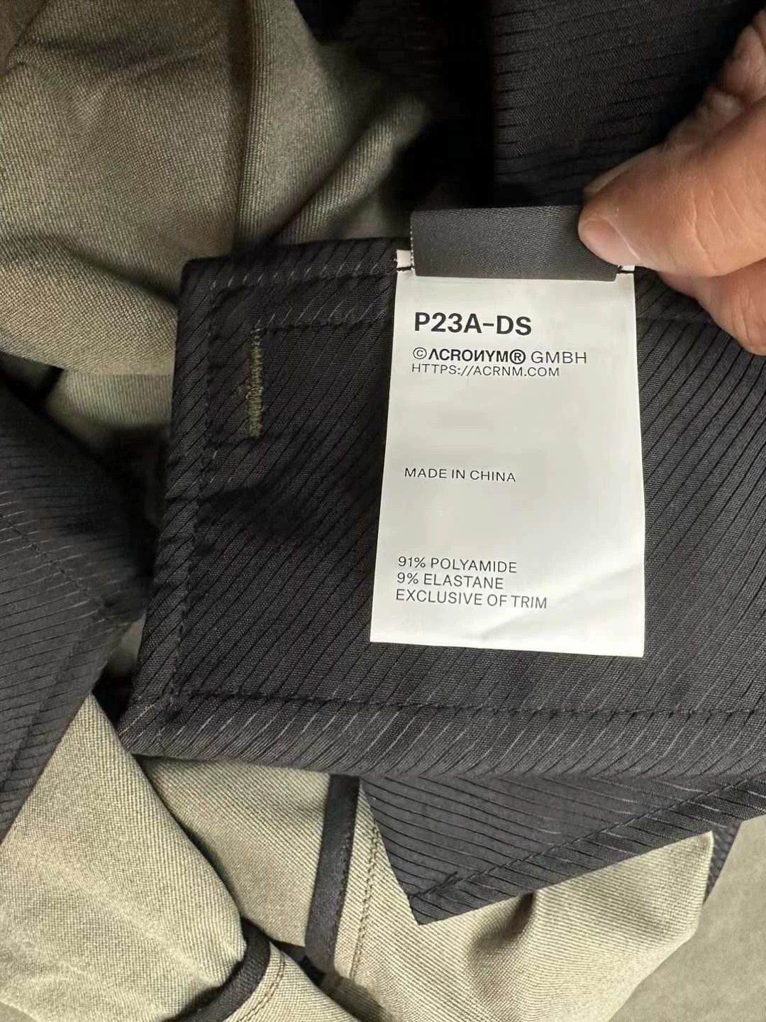 Acronym ACRONYM P23A-DS Schoeller Dryskin Cargo Pants Size US 27 - 5 Thumbnail