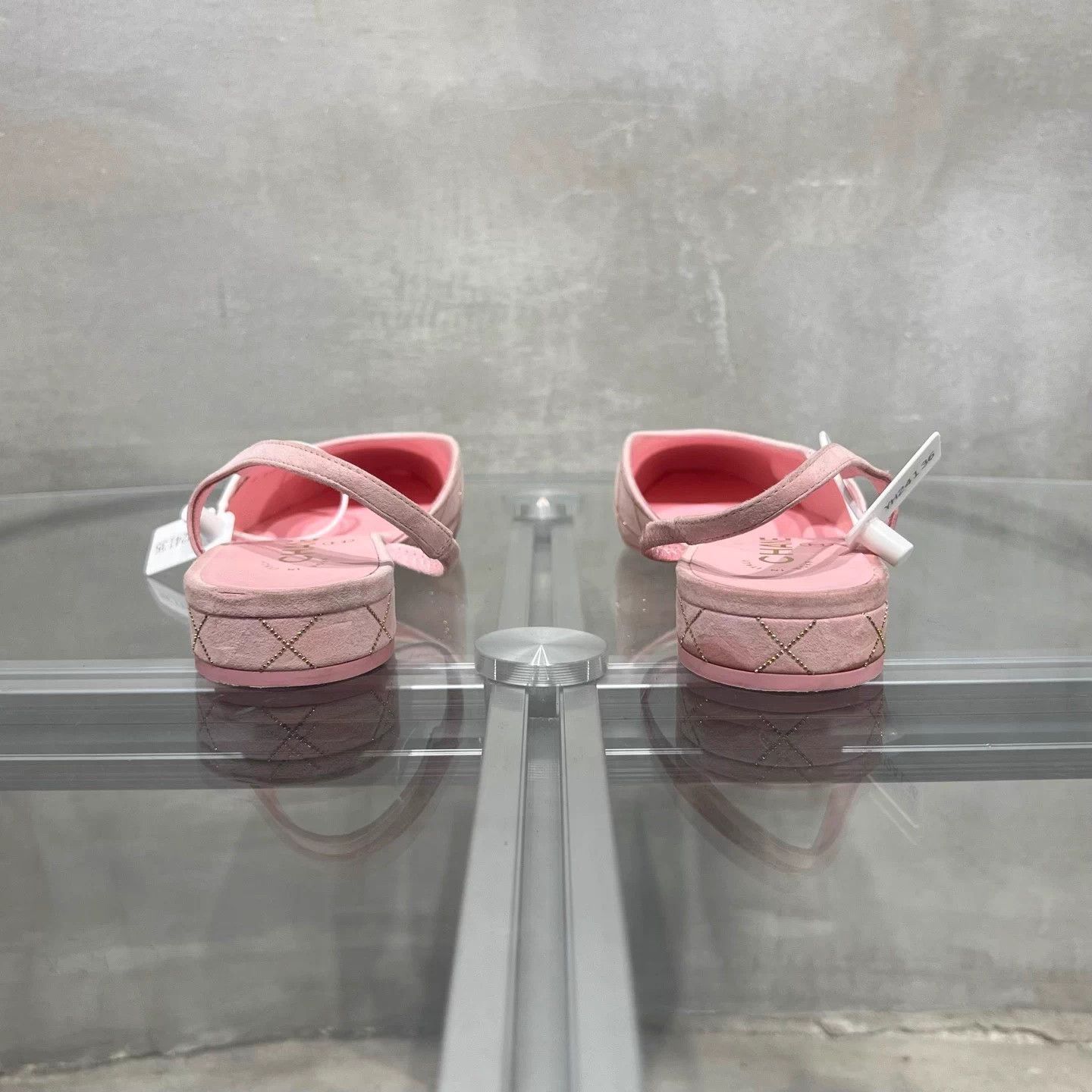 Chanel Chanel Slingback Pink Sandal 37.5 Size US 6.5 / IT 36.5 - 5 Thumbnail