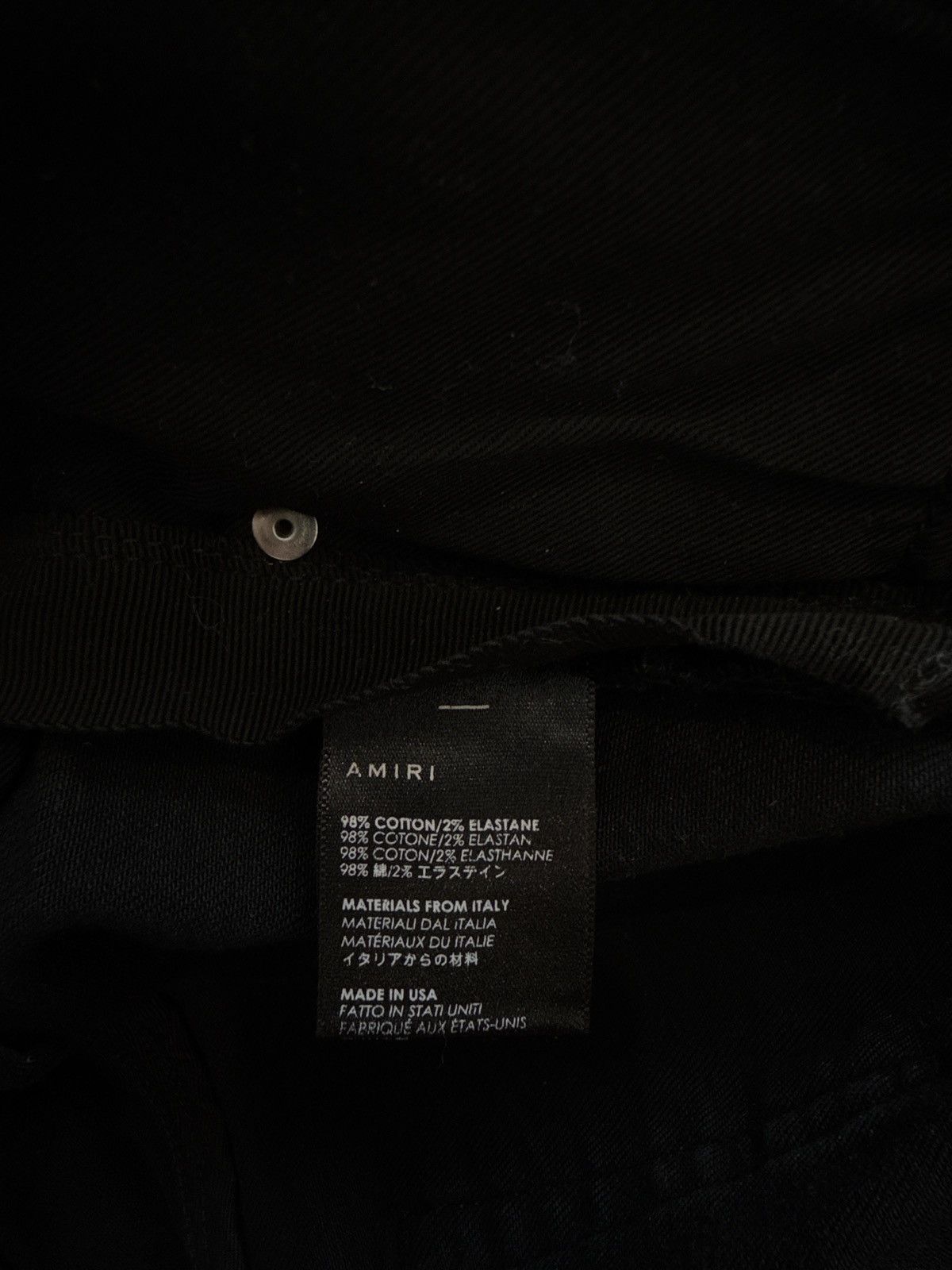 Amiri Amiri Black Washed Jeans Size US 33 - 13 Thumbnail