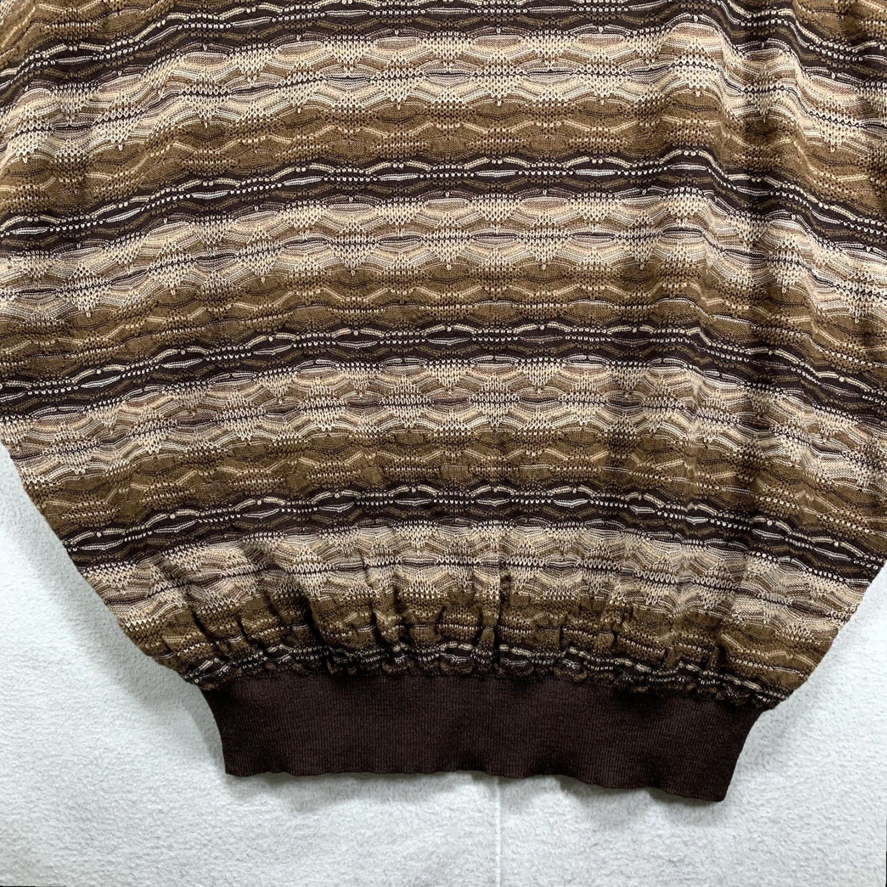 Vintage VINTAGE DB Life Women’s Sweater Pullover Short Sleeve Knit Casual 80s 90s Brown Size L Size L / US 10 / IT 46 - 6 Thumbnail