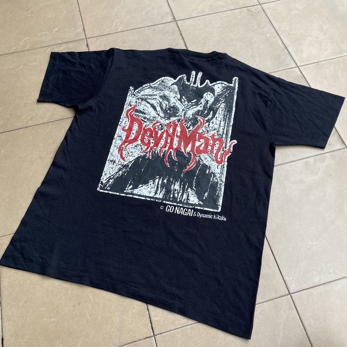 Anime VTG 90S DEVILMAN ANIME MANGA TEE Size US L / EU 52-54 / 3 - 1 Thumbnail
