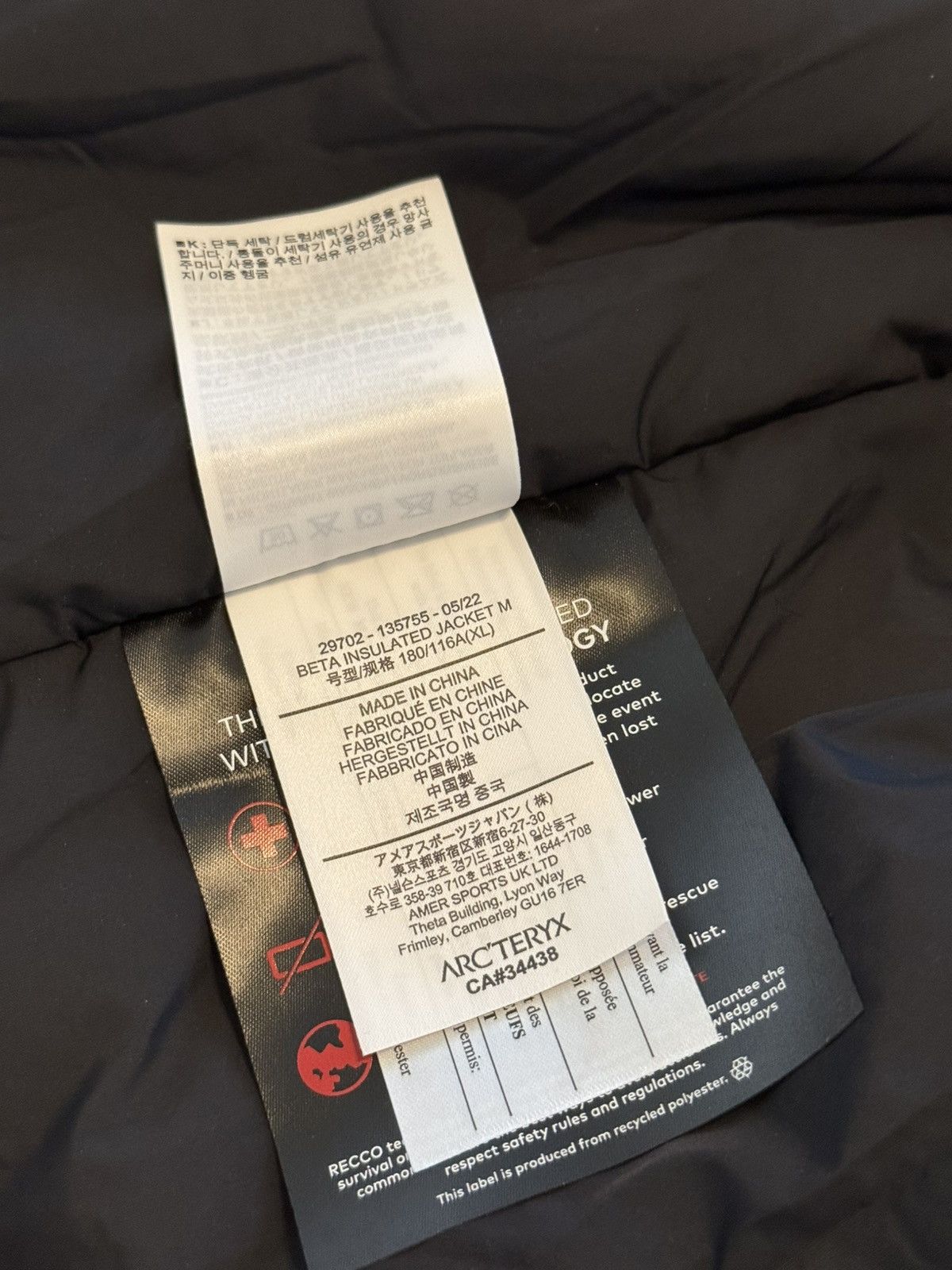 Arc'teryx Beta Insulated Jacket Size US XL / EU 56 / 4 - 11 Thumbnail