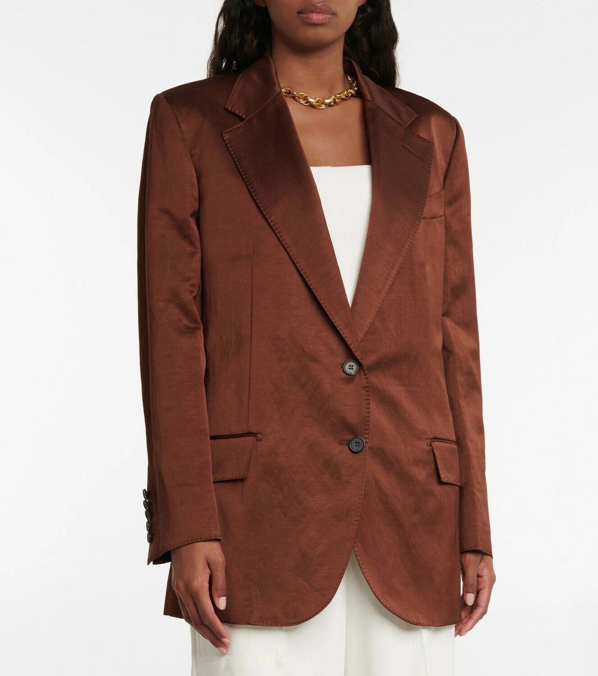 Tom Ford o1y0126 Blazer in Brown Size XS / US 0-2 / IT 36-38 - 3 Thumbnail