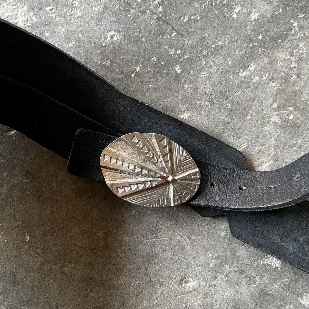 Cowboy Equipment VINTAGE COWBOY LEATHER BELT Size 30 - 6 Thumbnail