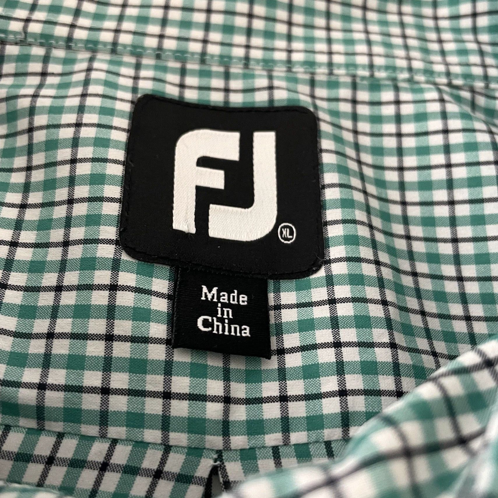 Footjoy VINTAGE FootJoy Plaid Green Shirt Button-Front Long Sleeve Men's XL Size US XL / EU 56 / 4 - 2 Thumbnail