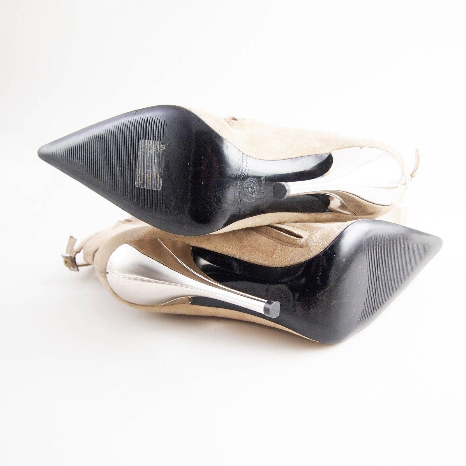 Versace Versace Cutout Booties High Heel Beige Suede US 10 EU 40 Size US 10 / IT 40 - 8 Thumbnail