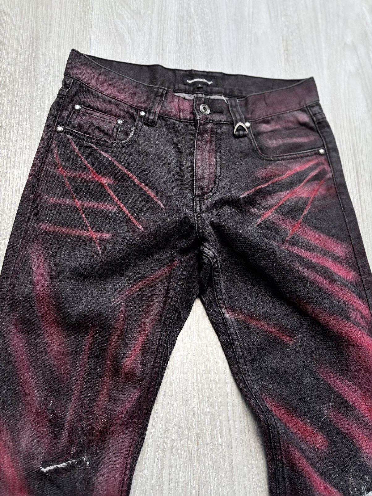 semanticdesign SEMANTIC DESIGN lace-up jeans Size US 28 / EU 44 - 3 Thumbnail