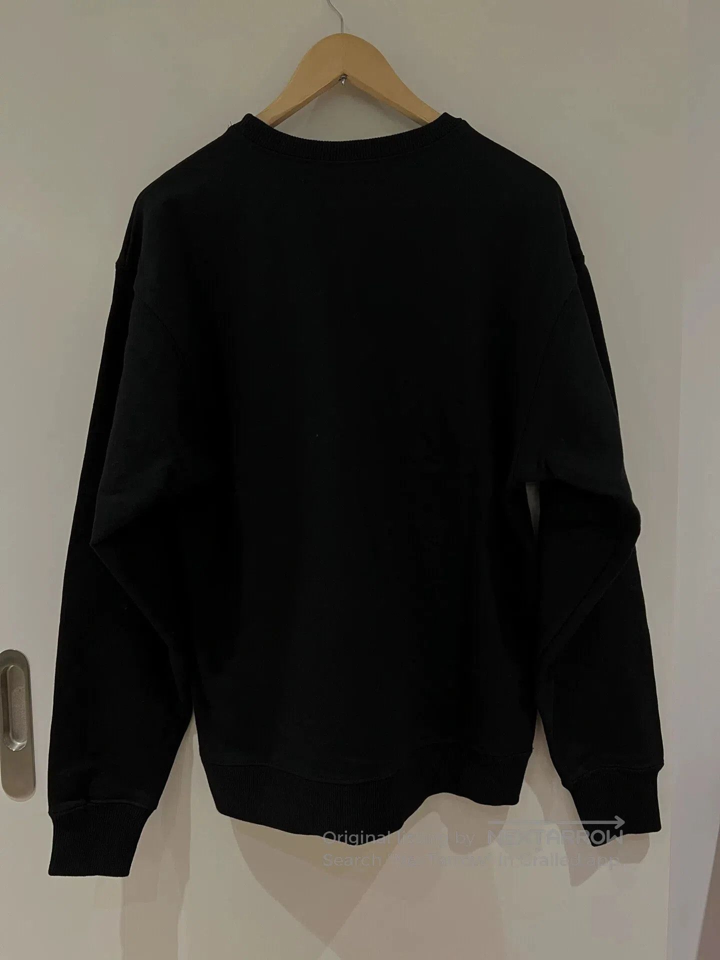 pushBUTTON Black Oversized Women's Sweatshirt by pushBUTTON. Size M / US 6-8 / IT 42-44 - 3 Thumbnail