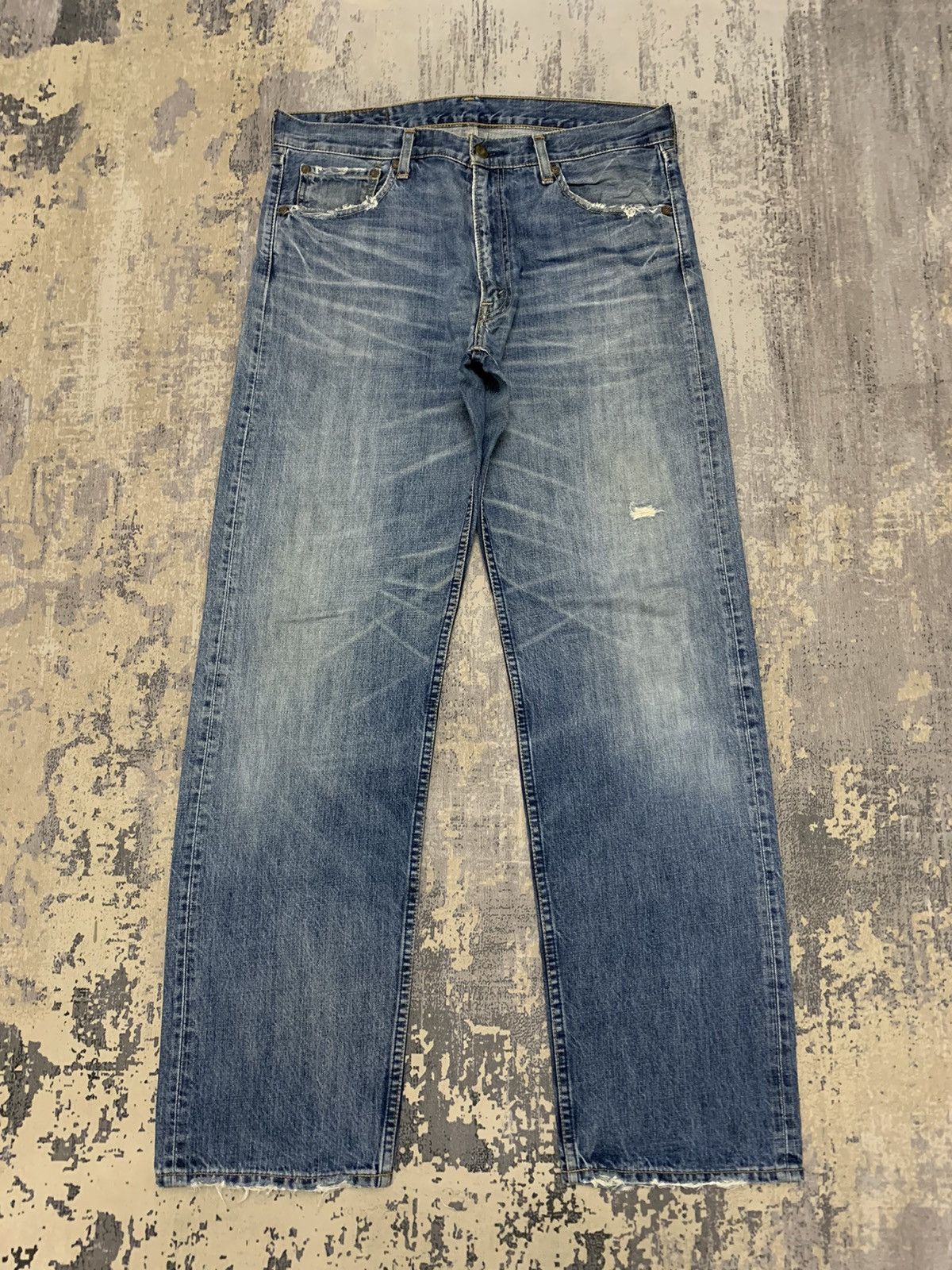 image of Vintage Levis 503 Distressed Denim 36X35.5, Men's