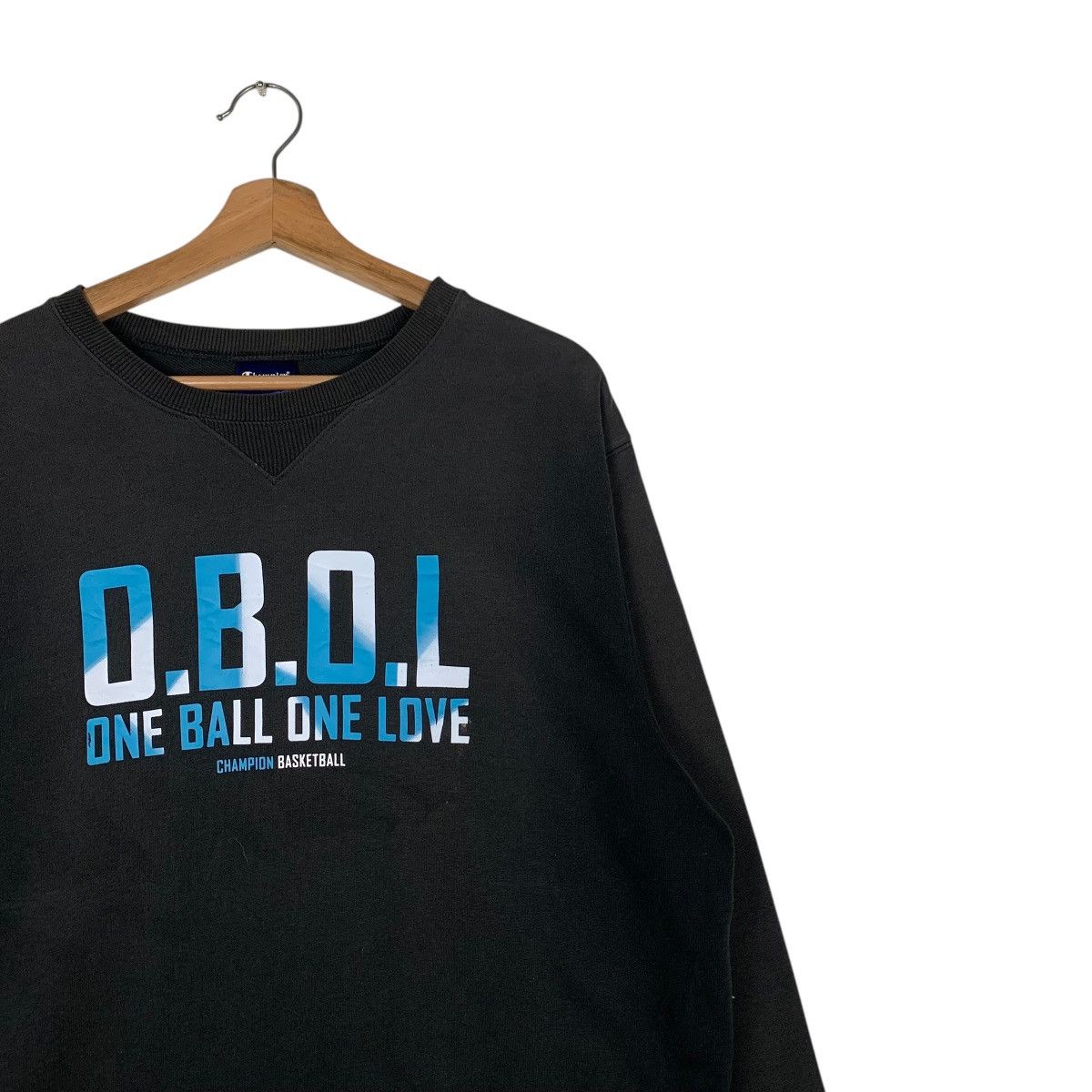 Champion CHAMPION OBOL Basketball Big Logo Sweatshirt #1442-C65 Size US XL / EU 56 / 4 - 5 Thumbnail