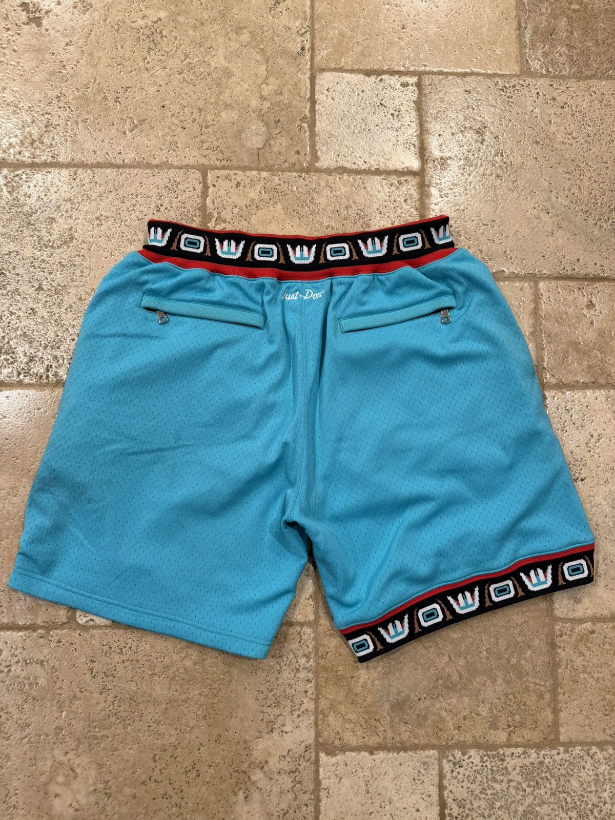 Just Don × Mitchell & Ness × Rsvp Gallery Just Don x Mitchell & Ness NBA Vancover Grizzlies Shorts Size US 34 / EU 50 - 6 Thumbnail