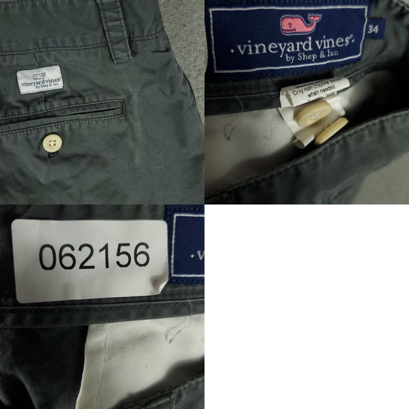 Vineyard Vines Vineyard Vines Men's Shorts 34 Gray Chino Casual Summer Classic Fit Size US 34 / EU 50 - 8 Thumbnail