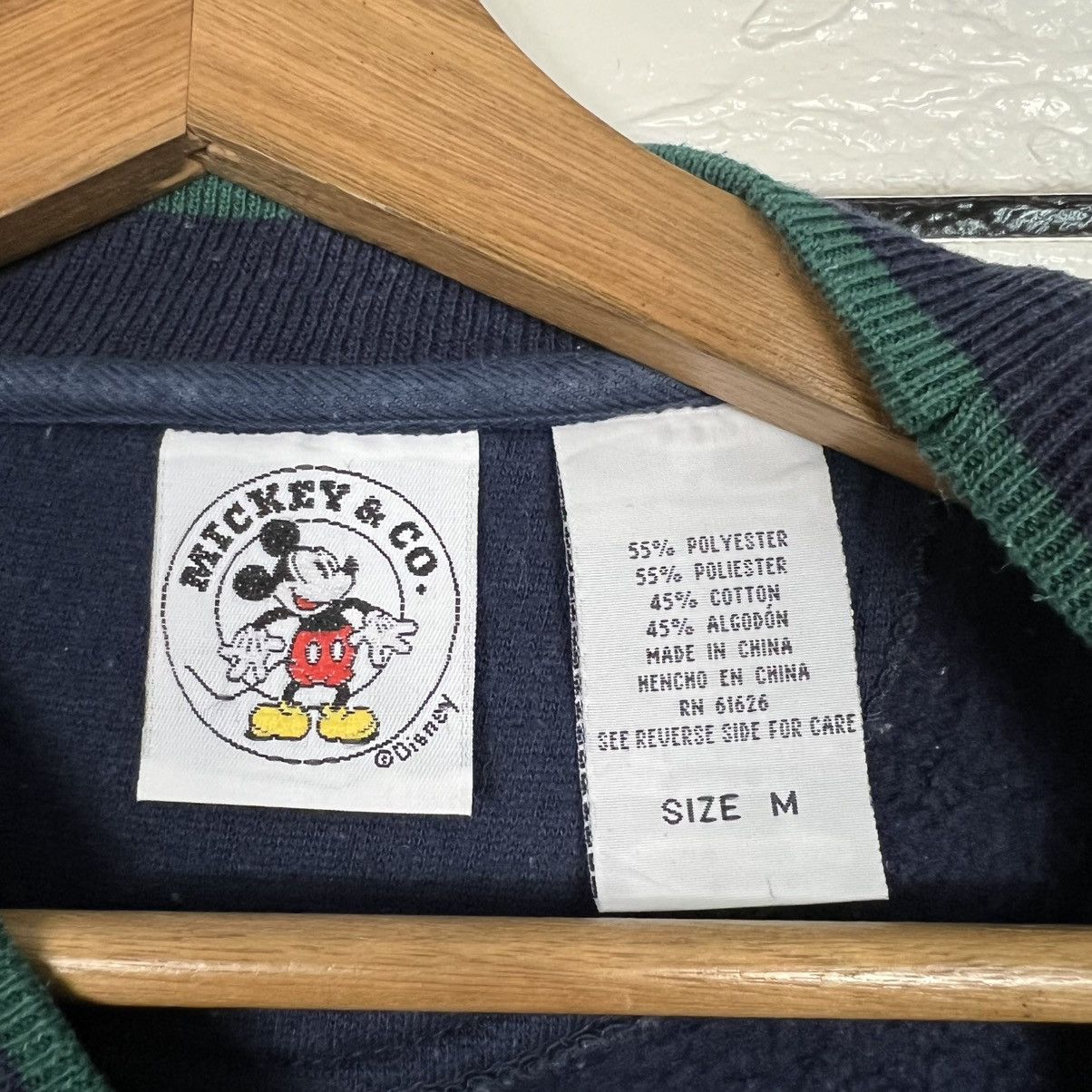 Mickey & Co. Vintage MICKEY & CO. Embroidered Logo Sweatshirt #4071-C185 Size US M / EU 48-50 / 2 - 9 Thumbnail