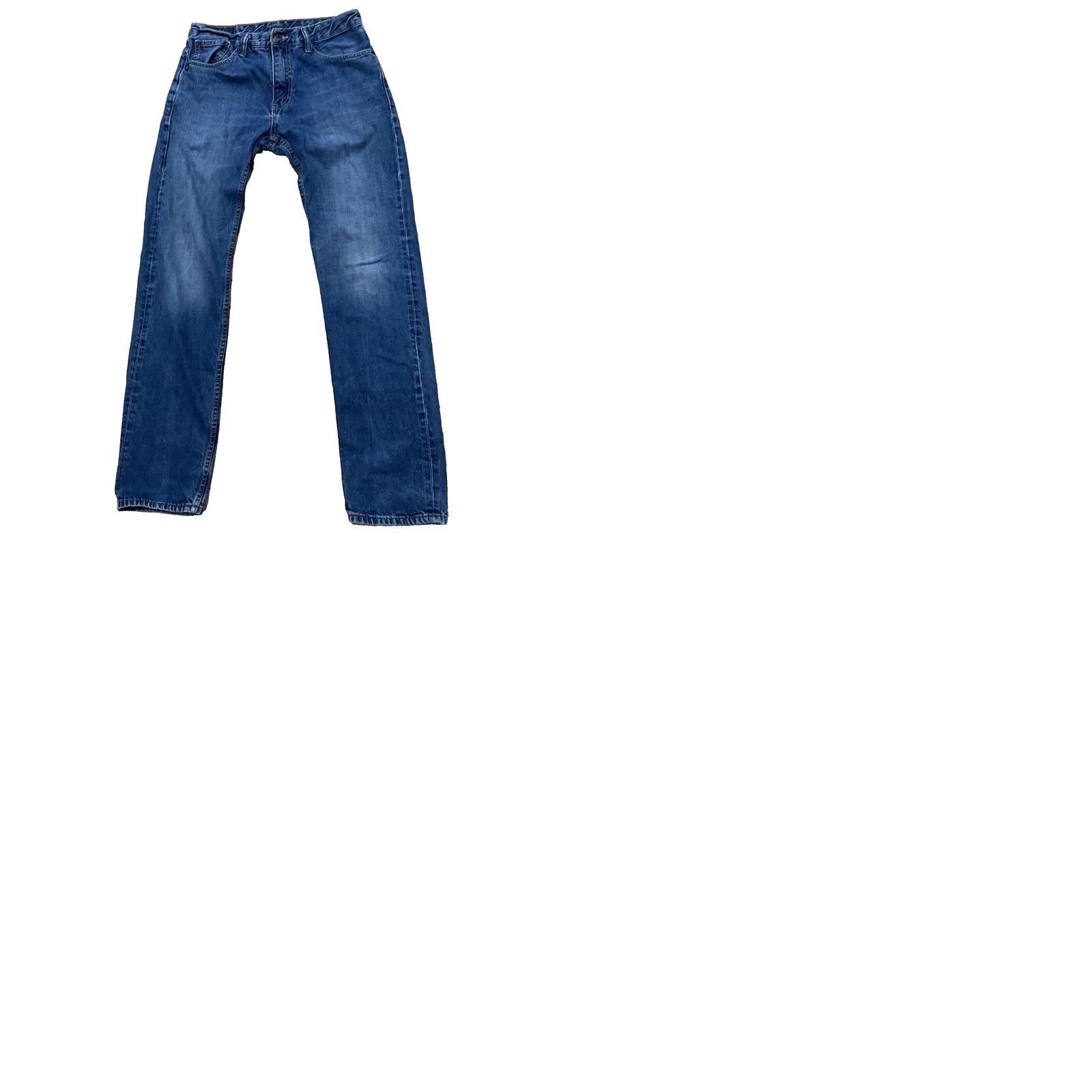 Levi's VINTAGE Levi's Jeans Mens 32x30 521 Slim Taper Blue Work Wear Grunge Denim 32 Mens Jeans Size US 32 / EU 48 - 10 Thumbnail