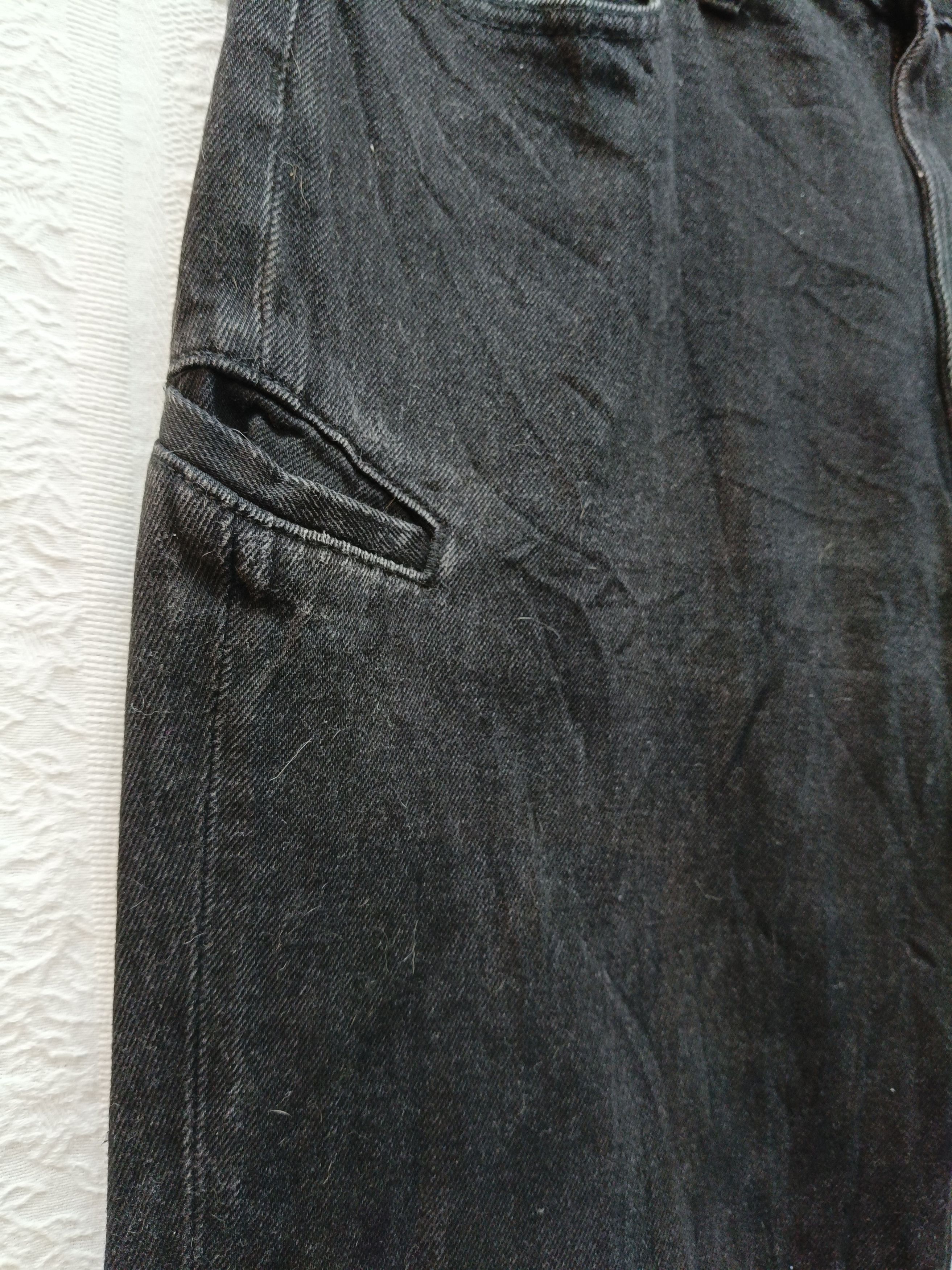 GU × Maison MIHARA YASUHIRO Mihara Yasuhiro slim fit black denim pants Size US 34 / EU 50 - 4 Thumbnail
