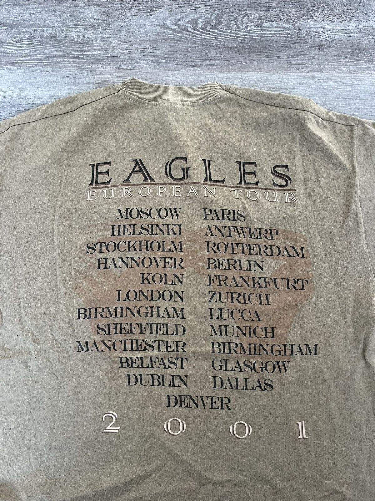 Band Tees The Eagles European tour tee 00’ Size US XL / EU 56 / 4 - 4 Thumbnail