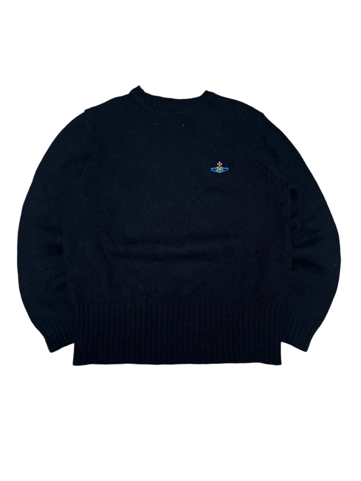 Vivienne Westwood Vivienne Westwood Embroidery Crewneck Knitwear Size US M / EU 48-50 / 2 - 1 Thumbnail