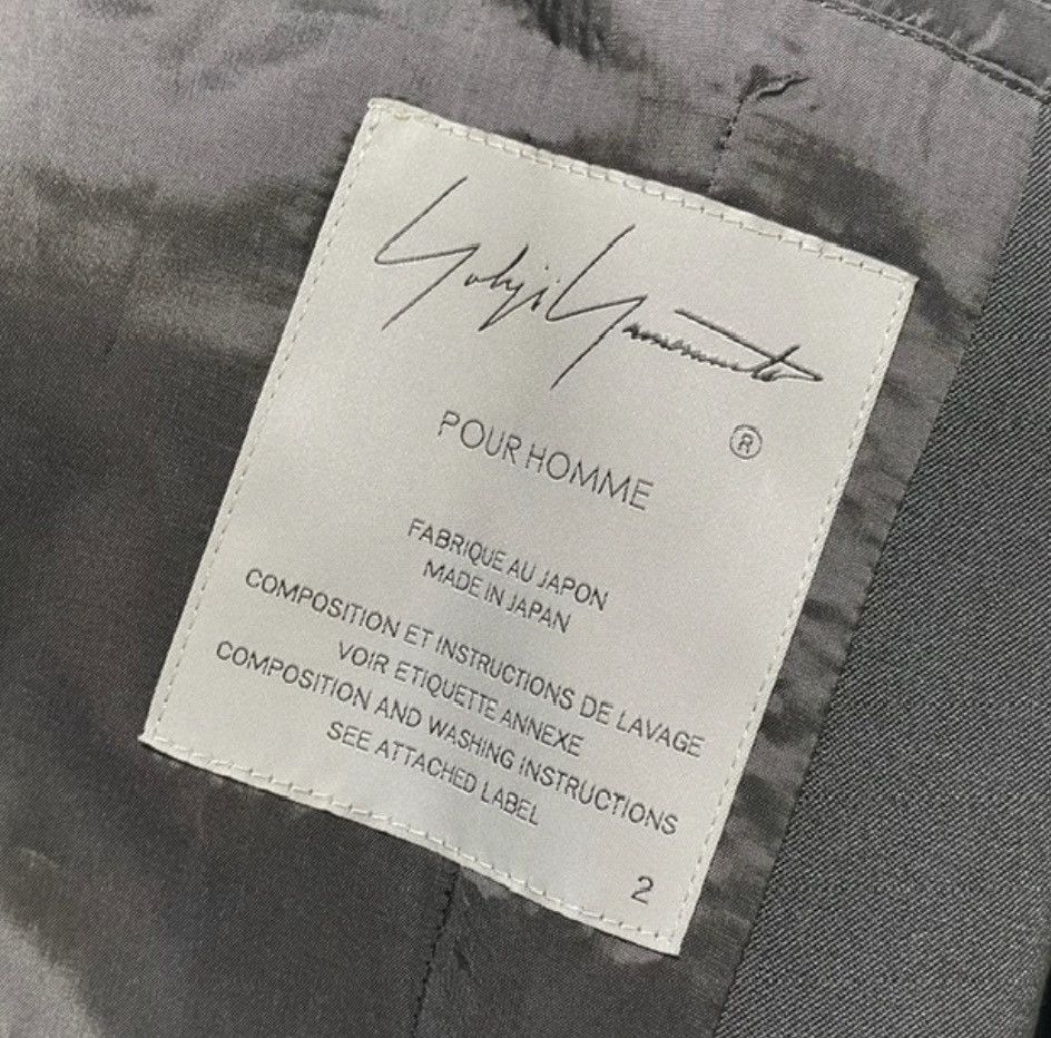 Yohji Yamamoto Yohji Yamamoto Pour Homme W/GABARDINE DRAPING JACKET BLAZER Size US M / EU 48-50 / 2 - 19 Thumbnail