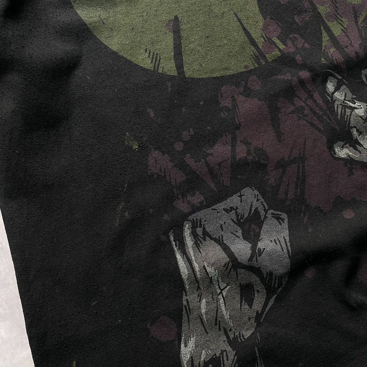 Vintage × Wu-Tang Clan WU-TANG Clan X Rock Smith Faded Big Logo Band USA T-shirt Size US L / EU 52-54 / 3 - 4 Thumbnail