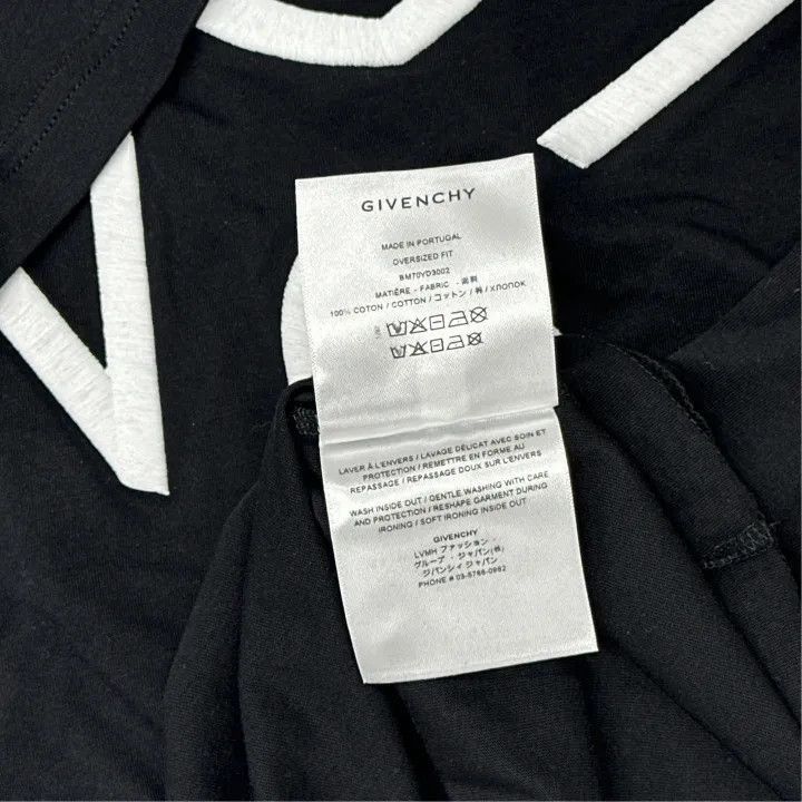 Givenchy Givenchy Givenchy Black Logo Embroidered TShirt -2507 Size US M / EU 48-50 / 2 - 4 Thumbnail