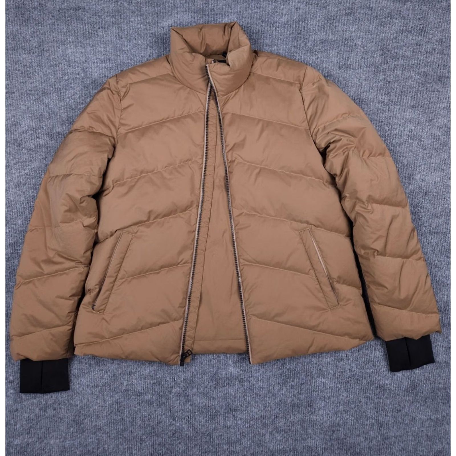 Theory Theory Down Bomber Puffer Jacket Womens Size P Brown Full Zip City Poly Jacket Women Regular Size PP Long Sleeve Zip Size XXS / US 00 / IT 34 - 5 Thumbnail