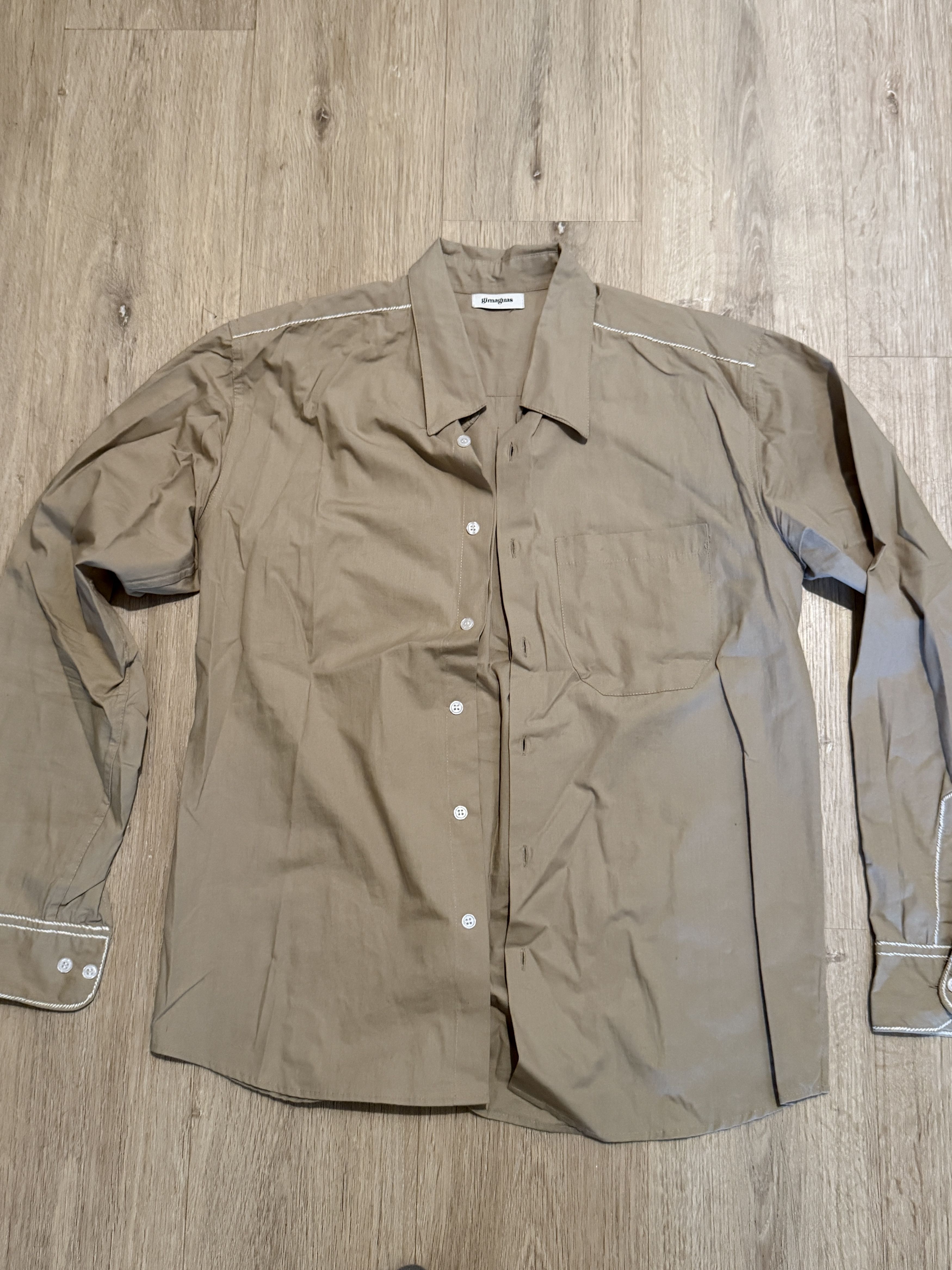 Gimaguas Gimaguas beige shirt Size US M / EU 48-50 / 2 - 1 Thumbnail