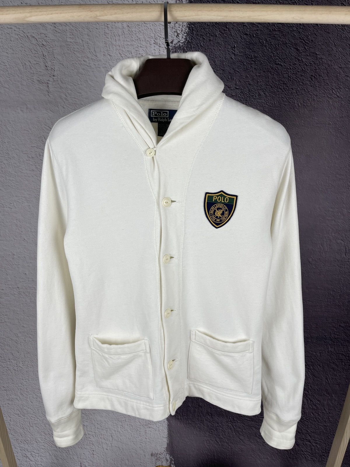 Polo Ralph Lauren Polo Ralph Lauren white cardigan sweater pockets button up Size US S / EU 44-46 / 1 - 1 Thumbnail