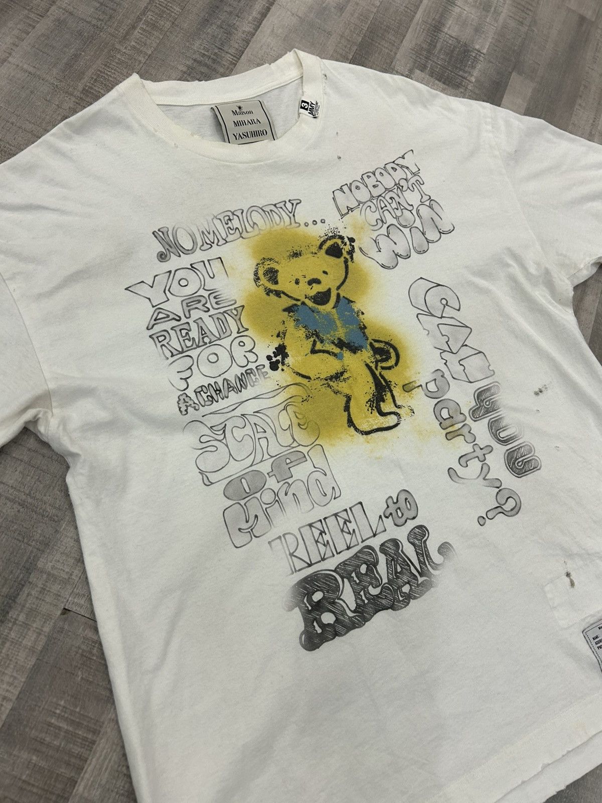 Maison MIHARA YASUHIRO Maison Mihara Yasuhiro Distressed Cotton Tee Size US M / EU 48-50 / 2 - 3 Thumbnail