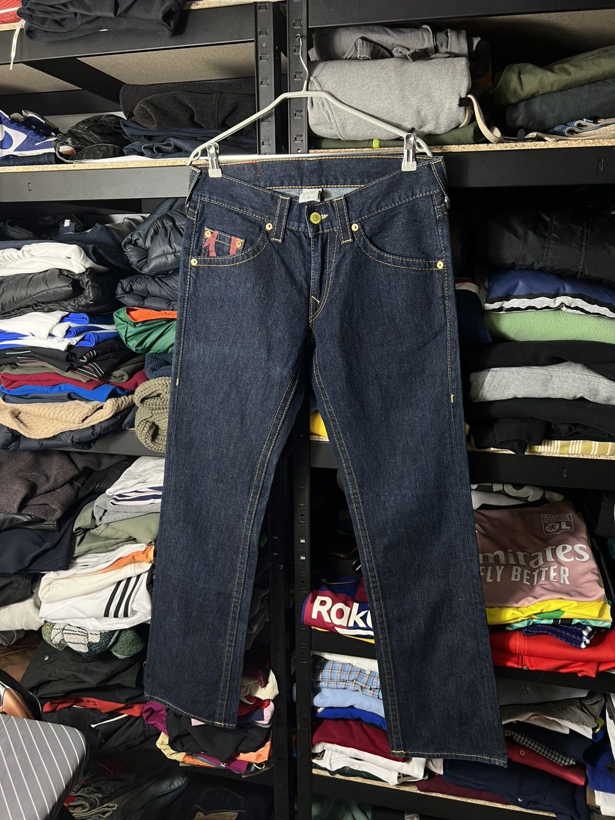 True Religion True Religion Big Logo Pocket Jeans USA Denim Y2K Size 31 Size US 31 - 7 Thumbnail