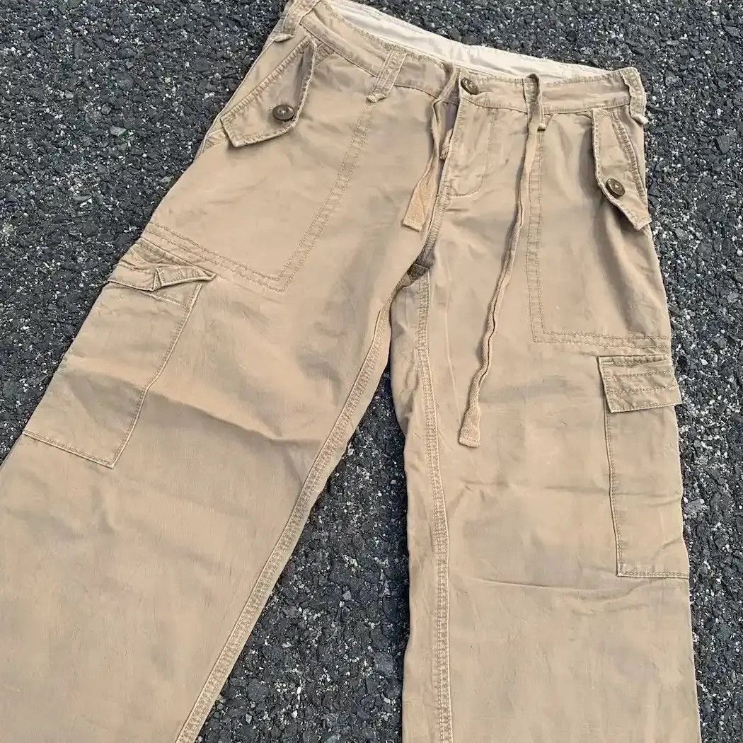 Levi's Vintage Clothing Levi’s Utility Faded Tactical Cargo Levis Easy Pants Size US 30 / EU 46 - 7 Thumbnail