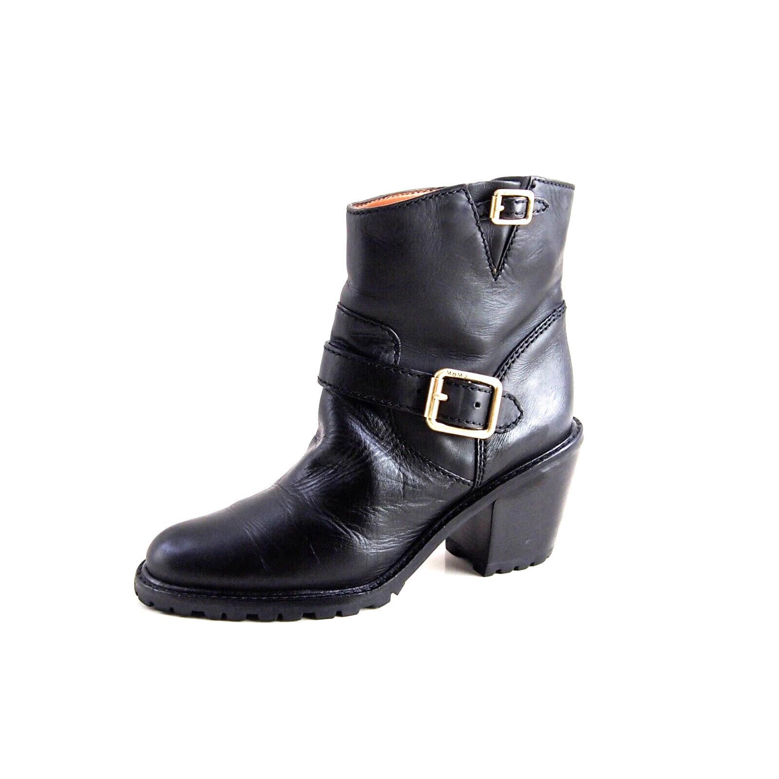 Marc Jacobs Marc Jacobs Western Boots Black Leather US 6 EU 36 Size US 6 / IT 36 - 1 Thumbnail