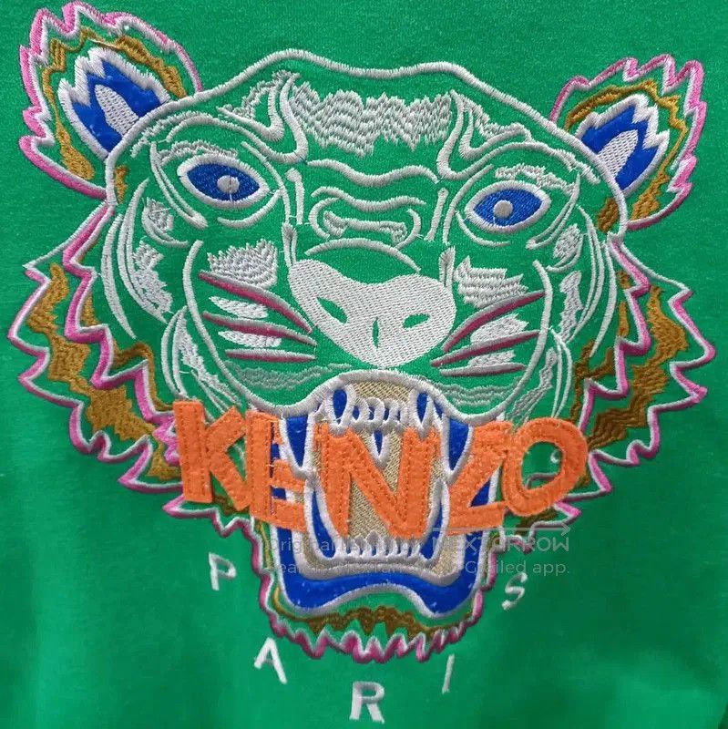 Kenzo KENZO Green Cotton Long Sleeve Sweatshirt . Size S / US 4 / IT 40 - 5 Thumbnail