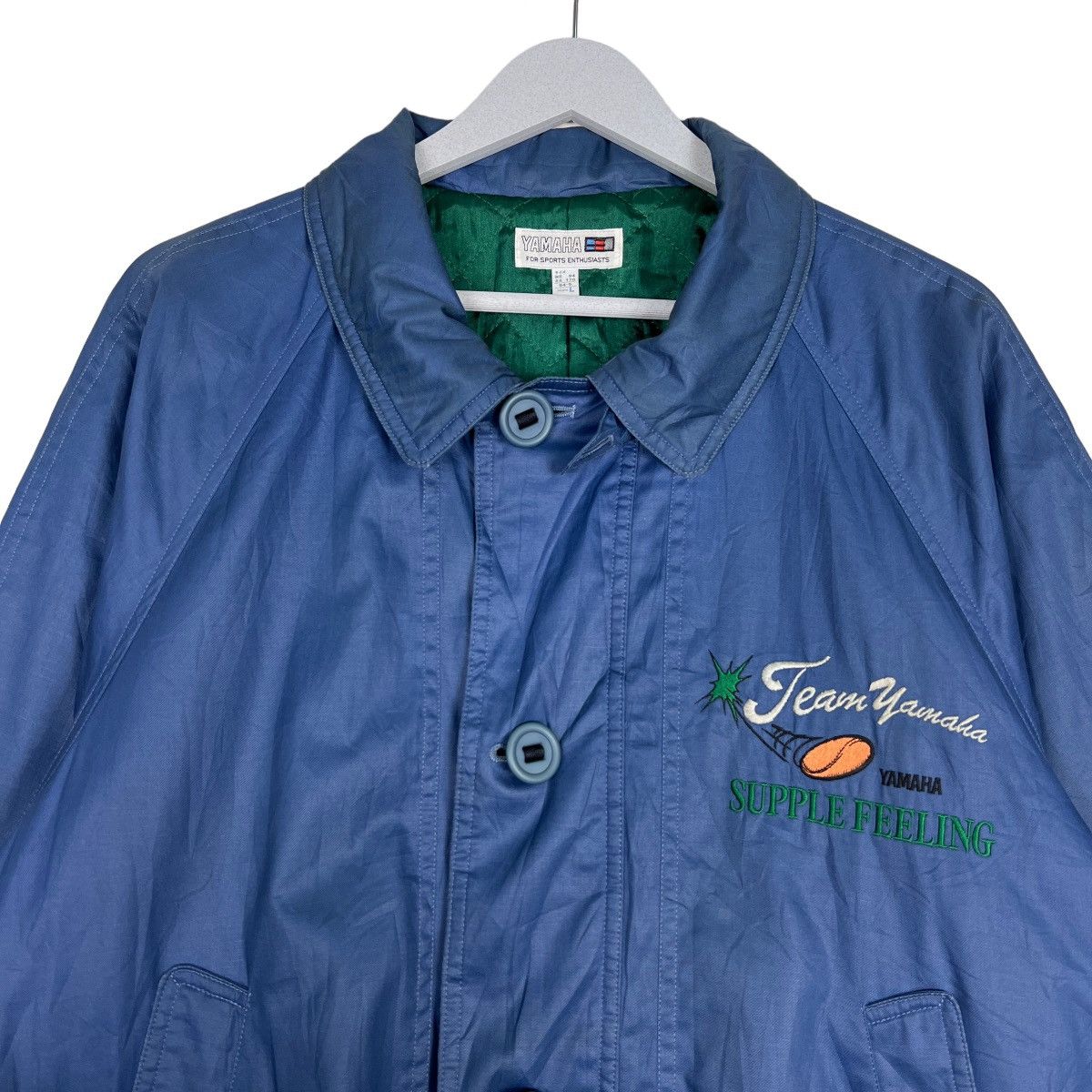 Japanese Brand 🔥 VINTAGE YAMAHA TEAM BOMBER JACKET Size US L / EU 52-54 / 3 - 4 Thumbnail