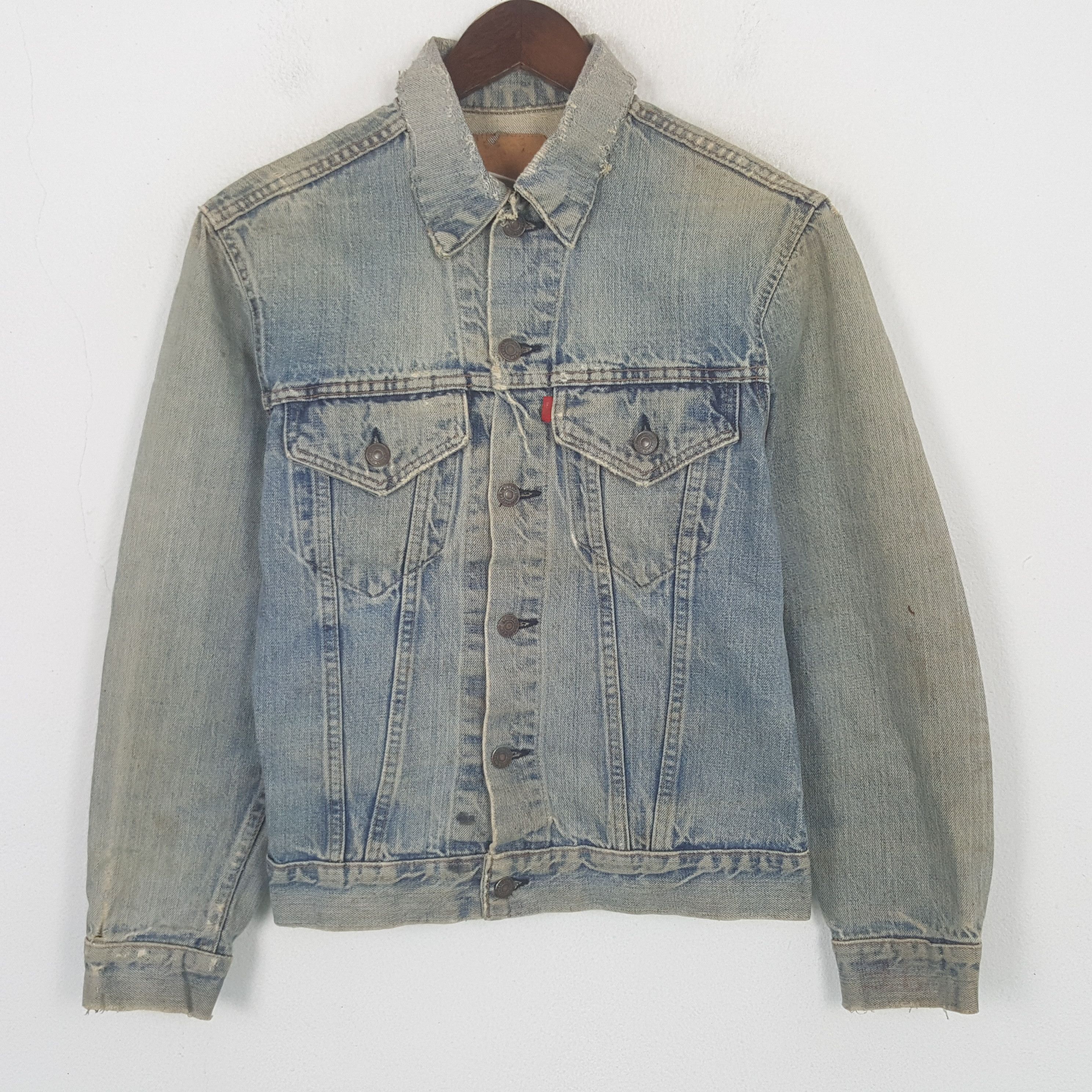 Levi's Vintage Levi's Bikers Denim Jacket Size US XS / EU 42 / 0 - 1 Thumbnail