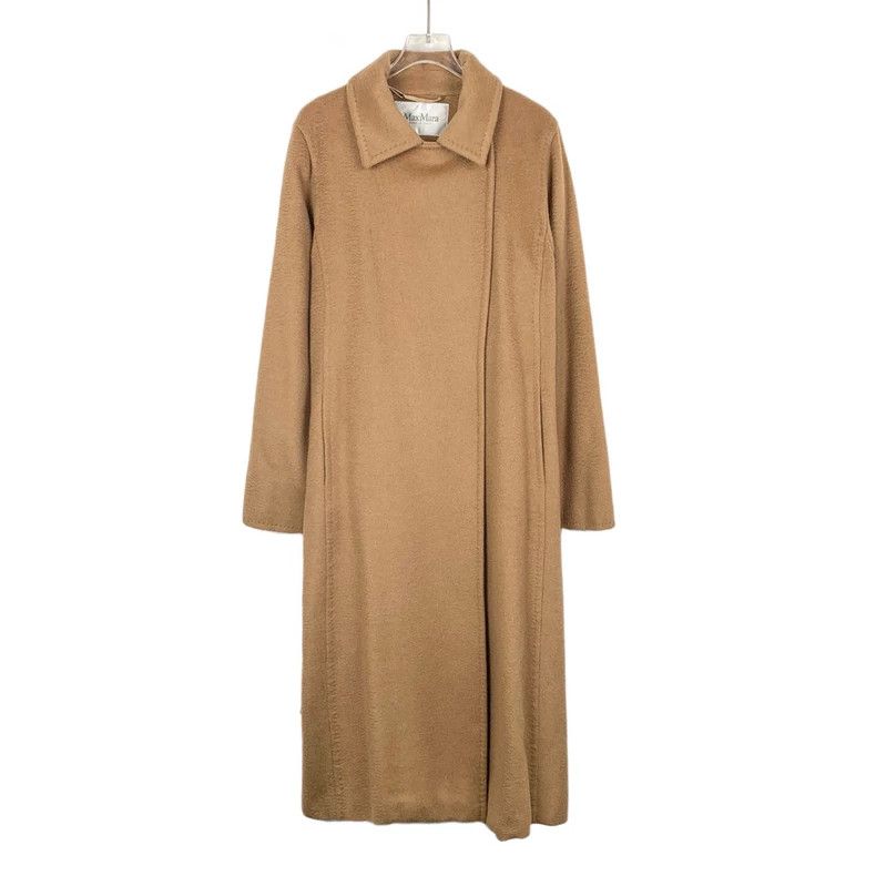 Max Mara Max Mara Camel lapel belted camel coat Size L / US 10 / IT 46 - 1 Thumbnail