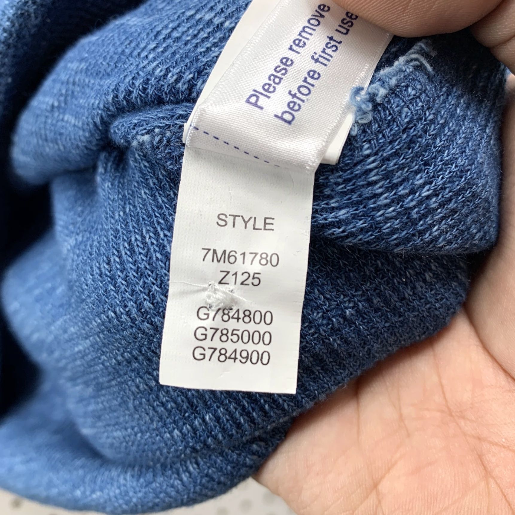 Lucky Brand Lucky Brand Henley Shirt Mens XL Long Sleeve True Indigo Faded Blue Cotton Size US XL / EU 56 / 4 - 6 Thumbnail