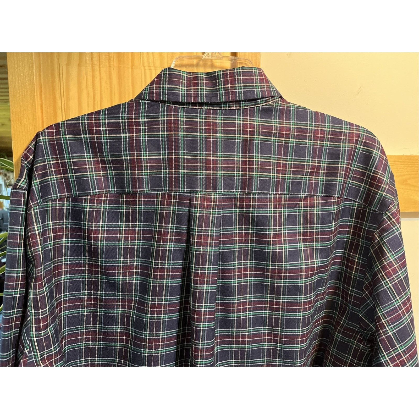 Jos. A. Bank Jos A Bank Shirt Men’s L Purple Blue Plaid Traveler Slim Fit Size US L / EU 52-54 / 3 - 7 Thumbnail
