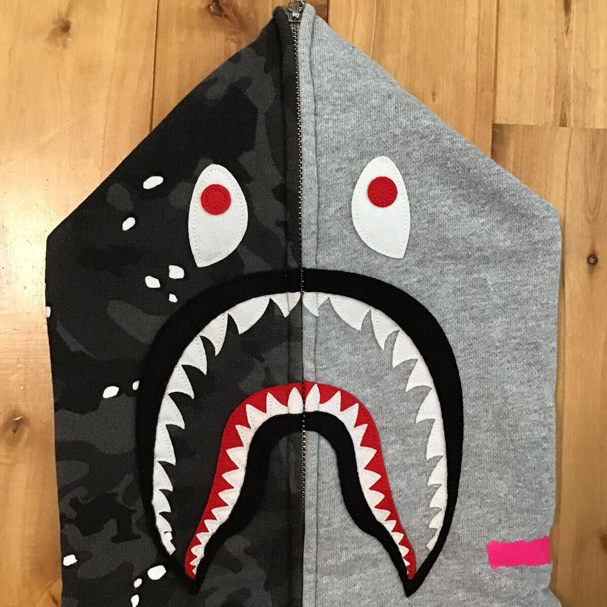 Bape × Stussy Stussy × BAPE camo shark full zip hoodie a bathing ape Size US S / EU 44-46 / 1 - 4 Thumbnail