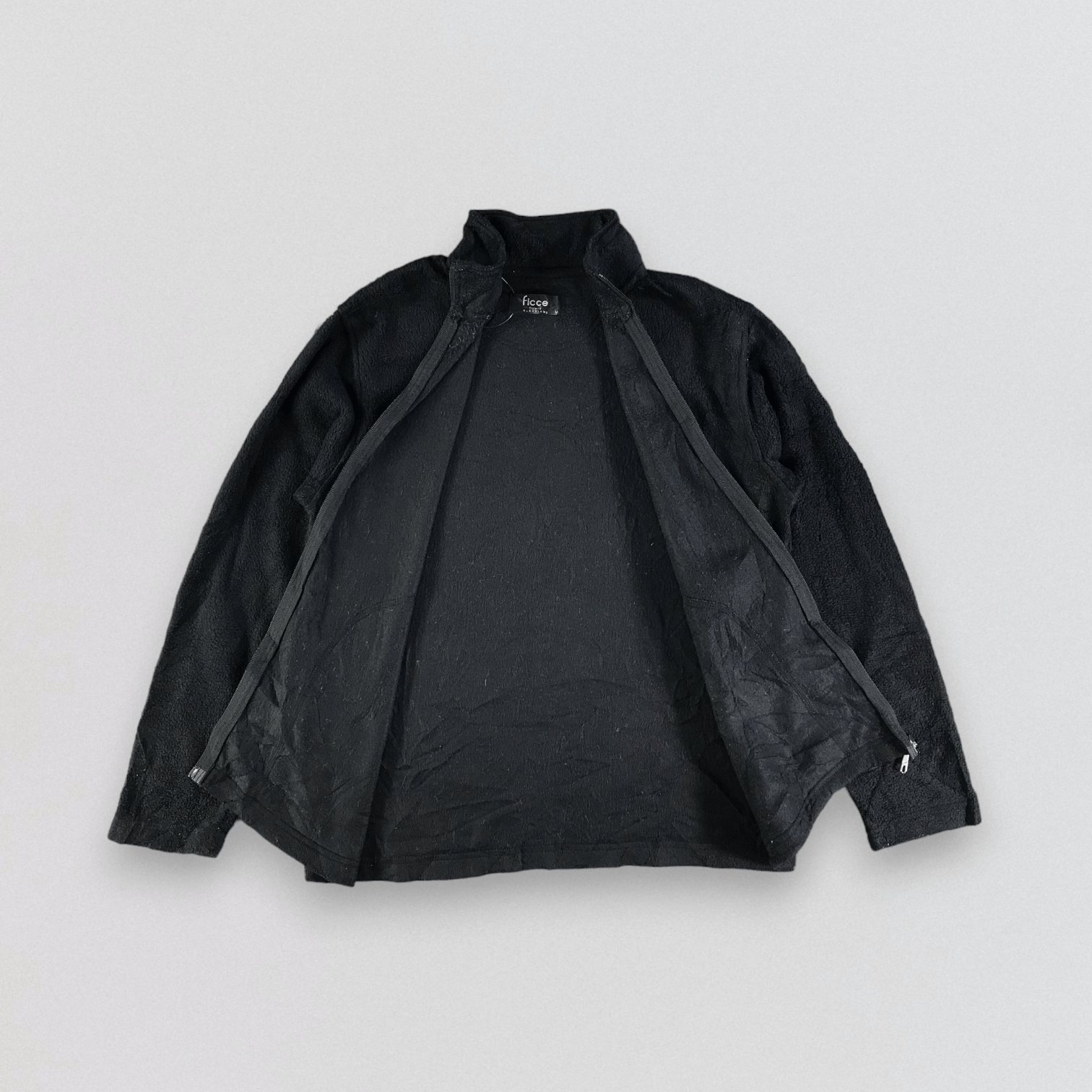 Japanese Brand Ficce Uomo Fleece Jacket Size US M / EU 48-50 / 2 - 2 Thumbnail