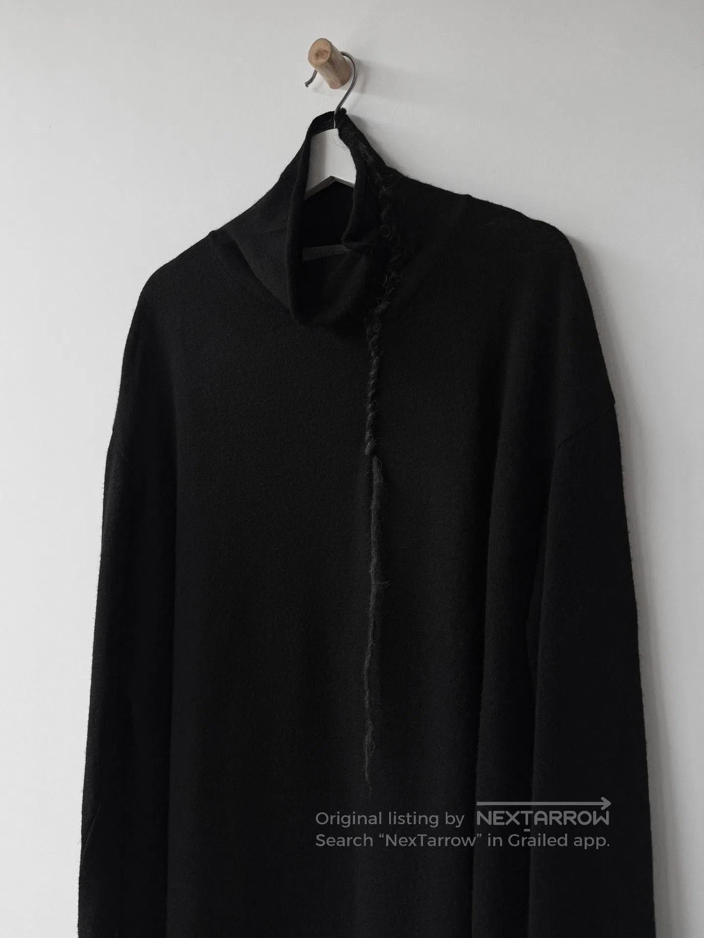 Yohji Yamamoto Yohji Yamamoto Pour Homme 24AW Turtleneck Top. Size US L / EU 52-54 / 3 - 3 Thumbnail