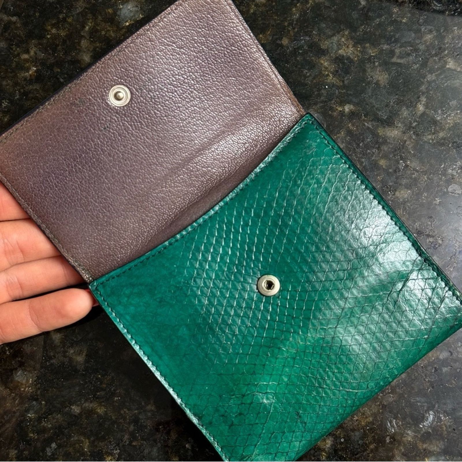 Bottega Veneta BOTTEGA VENETA Wallet, Green, Square Size ONE SIZE - 9 Thumbnail