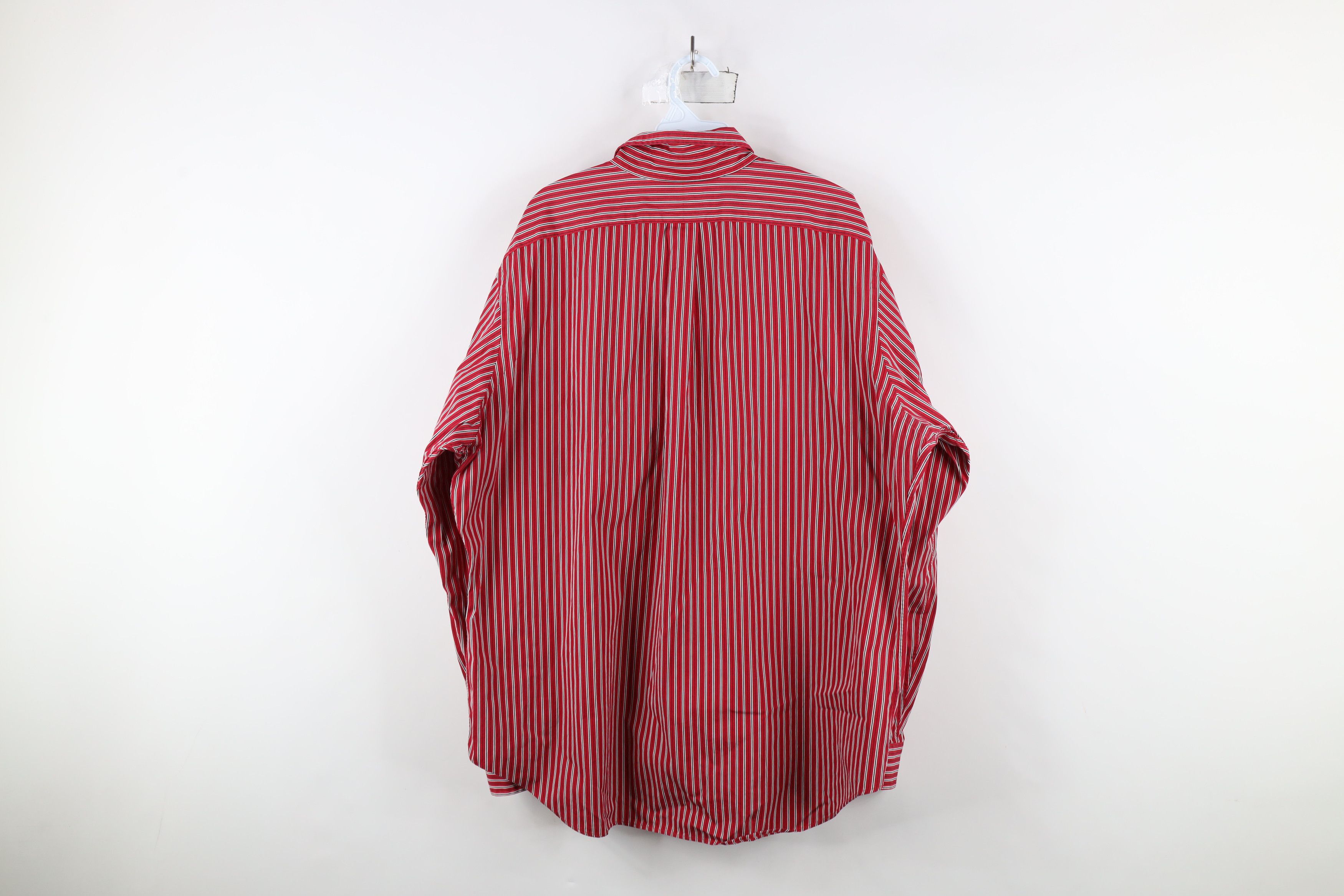 Ralph Lauren × Vintage Vintage 90s Ralph Lauren Striped Collared Button Down Shirt Size US XL / EU 56 / 4 - 8 Thumbnail