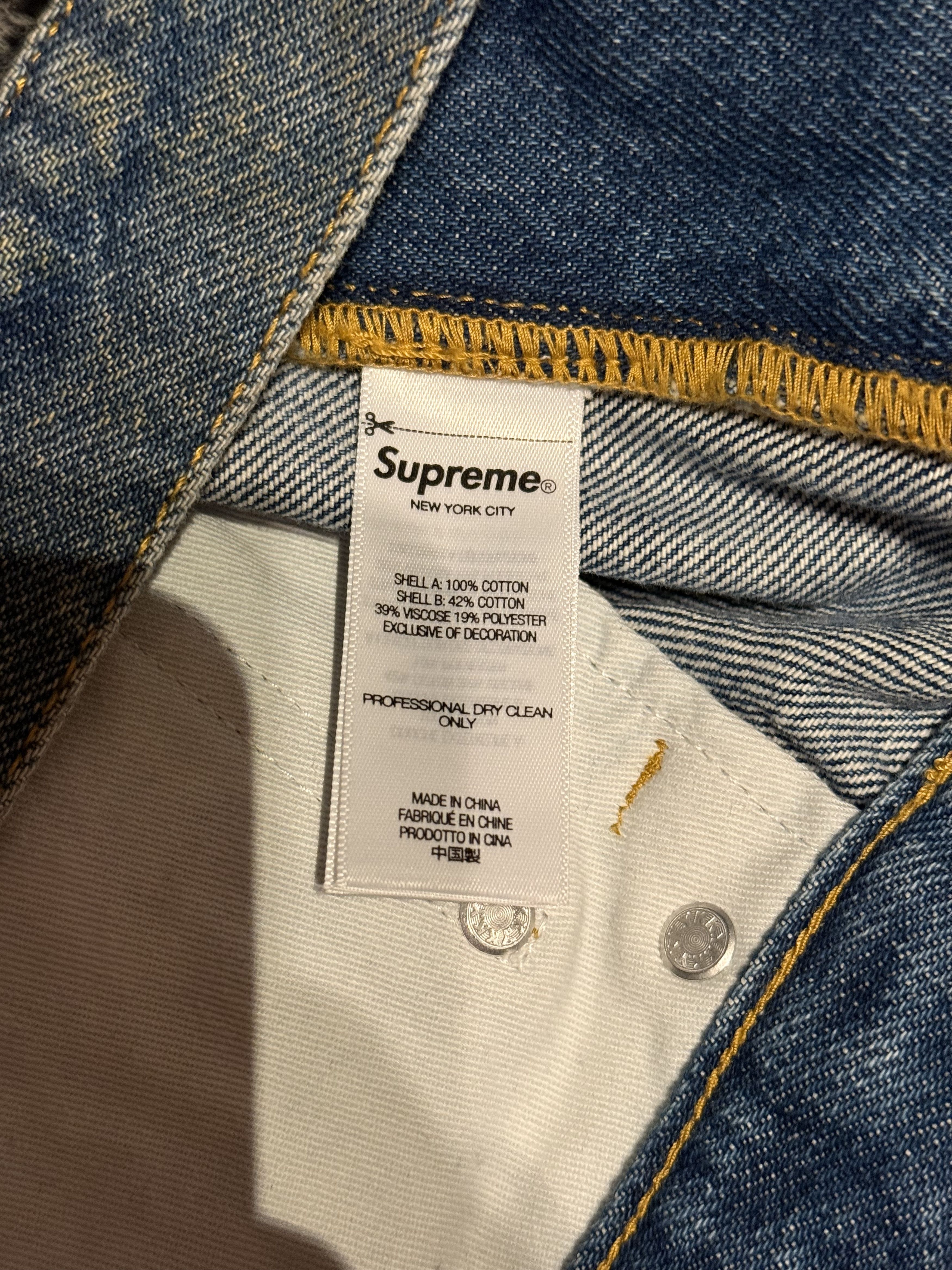 Supreme supreme leopard jeans Size US 30 / EU 46 - 6 Thumbnail