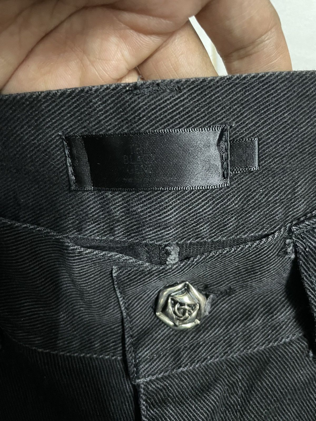 If Six Was Nine THEBLACKGENE Japan Studded Distressed Jeans Size US 29 - 10 Thumbnail