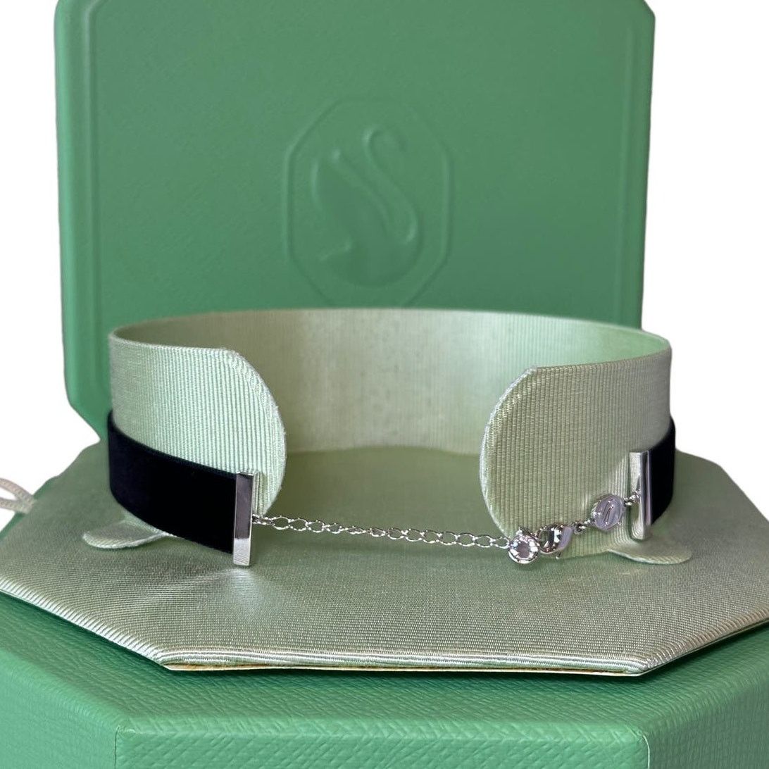 Swarovski Swarovski Una choker Swan Heart, White, Rhodium plated Size ONE SIZE - 2 Thumbnail
