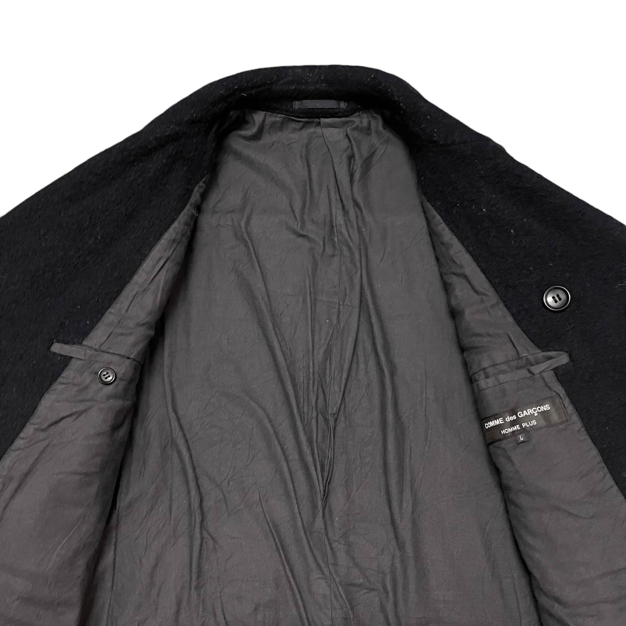Comme des Garcons Homme Plus CDGHP AD2001 Comme Des Garcons Homme Plus Wool Coat Size US L / EU 52-54 / 3 - 7 Thumbnail
