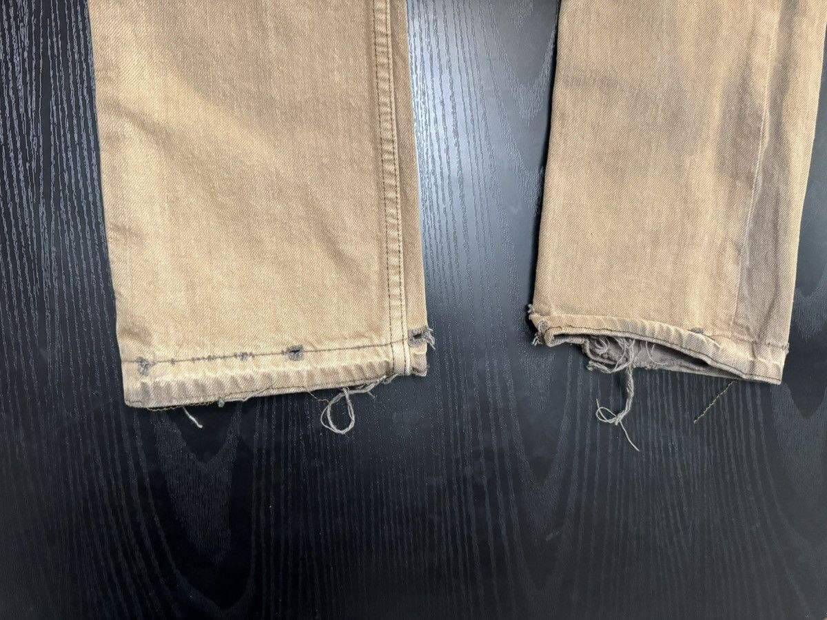 Mossimo Mossimo Brown Washed Denim Jeans Size US 32 / EU 48 - 2 Thumbnail